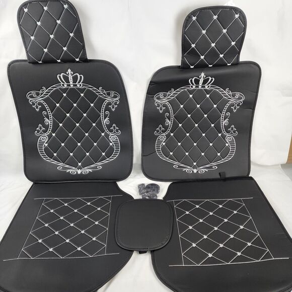 Front Car Seat Cover Universal, Large Size, Faux Leather - Picture 1 of 7
